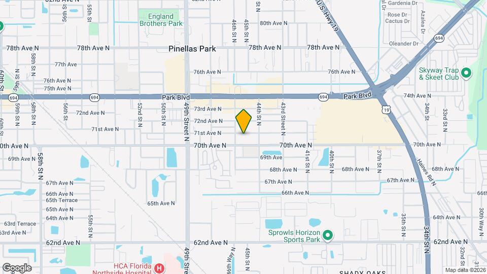 4540 71st Ave N Mapa y Detalles de la Ubicación
