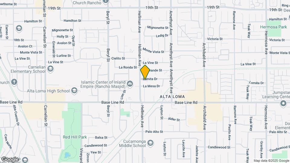 9333 Lomita Dr Map and Location Details