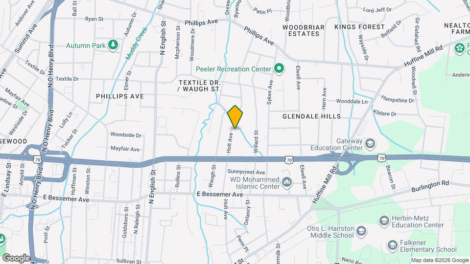 822 Holt Ave Map and Location Details