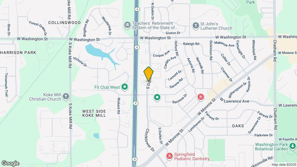 420 S Durkin Dr Map and Location Details
