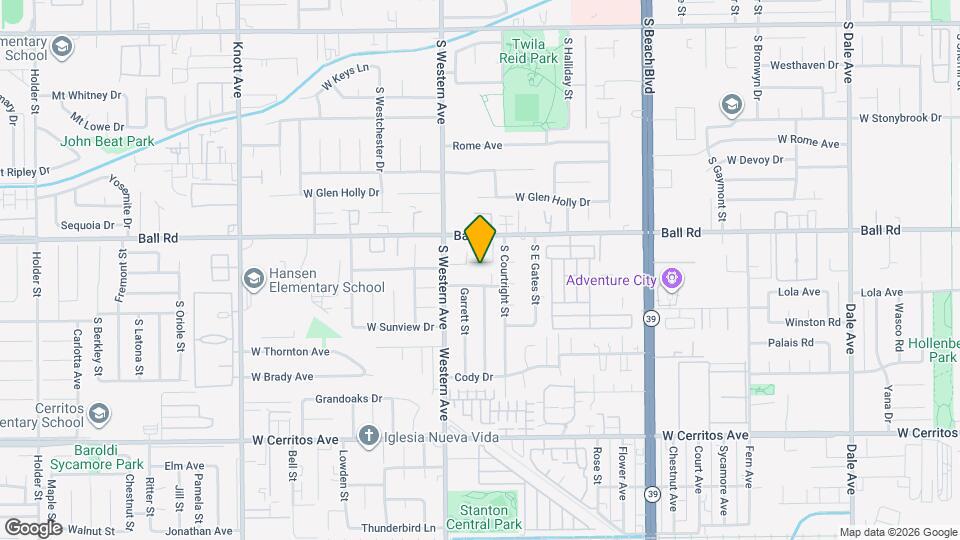 3143 W Lanerose Dr Mapa y Detalles de la Ubicación