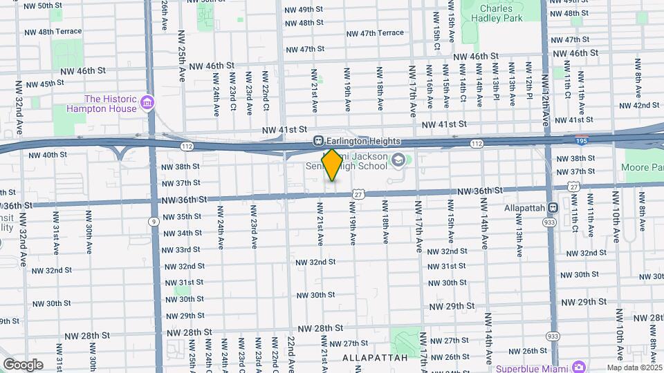 3616 NW 20th Ave Map and Location Details