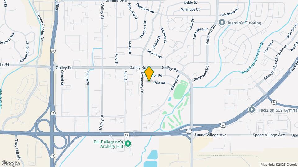 925 Hathaway Dr Map and Location Details