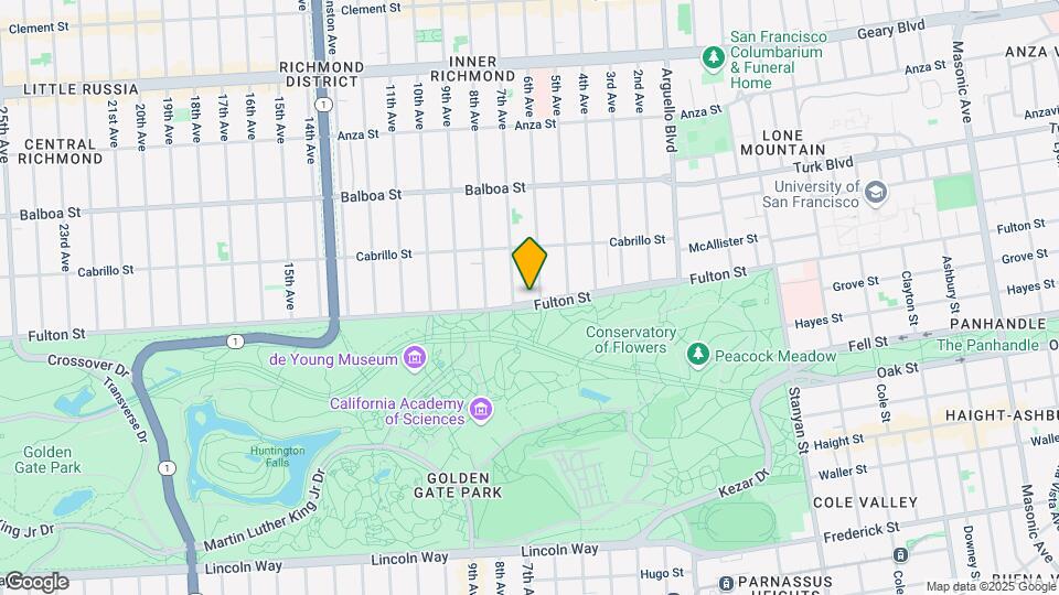 3024 Fulton St Map and Location Details