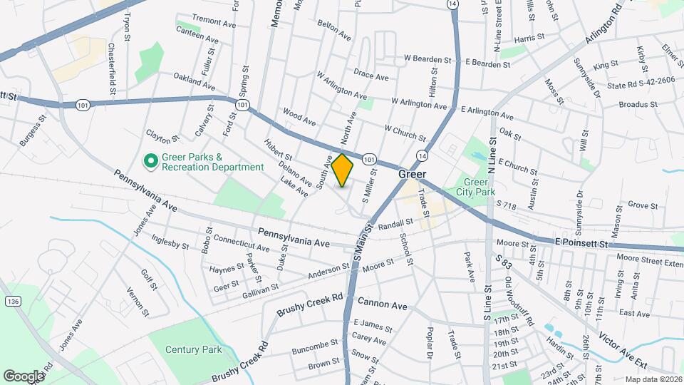 100 McCall St Map and Location Details