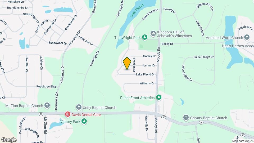 205 Lake Placid Dr Map and Location Details