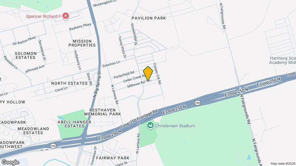 1310 Milltown Rd Map and Location Details