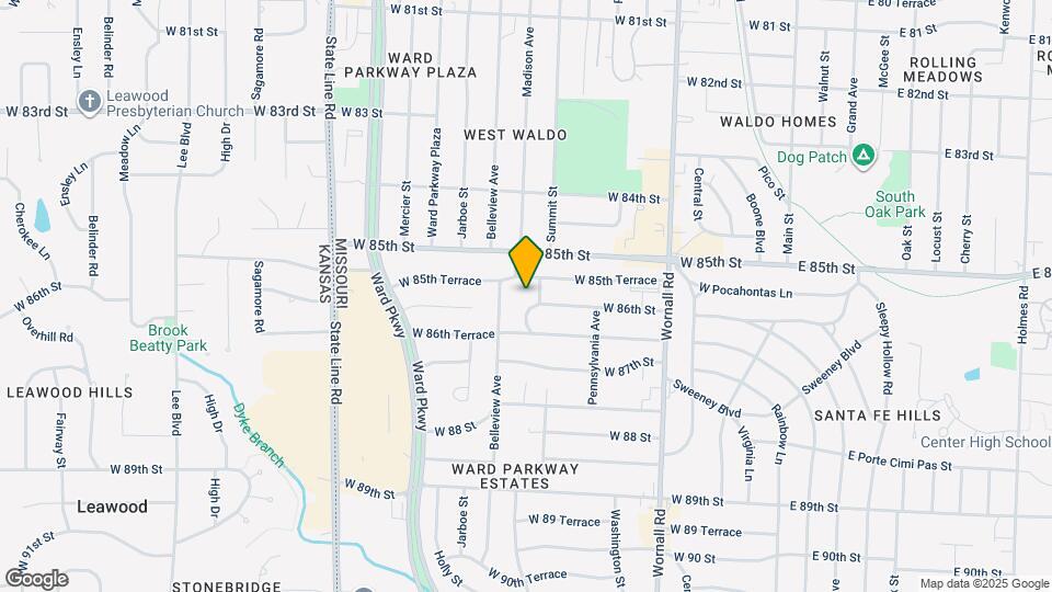 8602 Summit St Map and Location Details