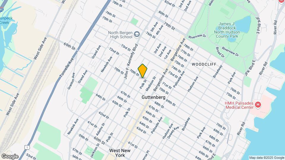 547 70th St, Unit 2 Map and Location Details