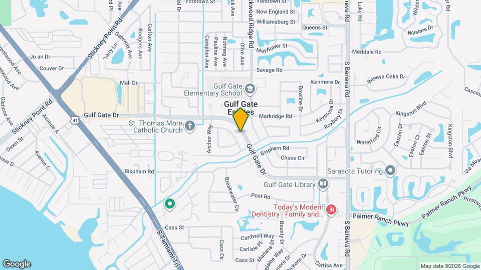 2852 Gulf Gate Dr, Unit SI ID1624228P Map and Location Details