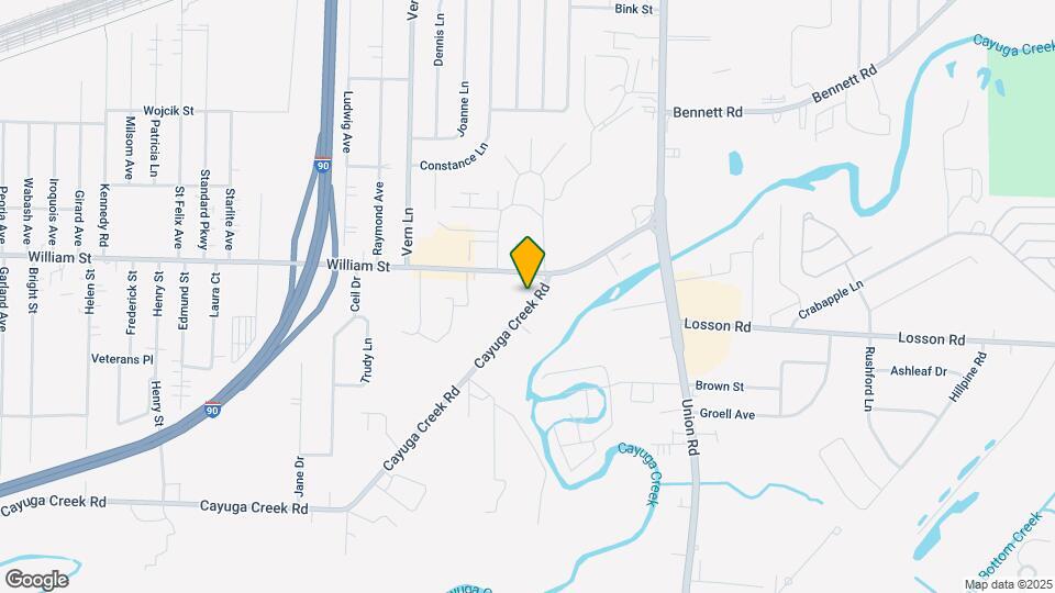 820 Cayuga Creek Rd Map and Location Details