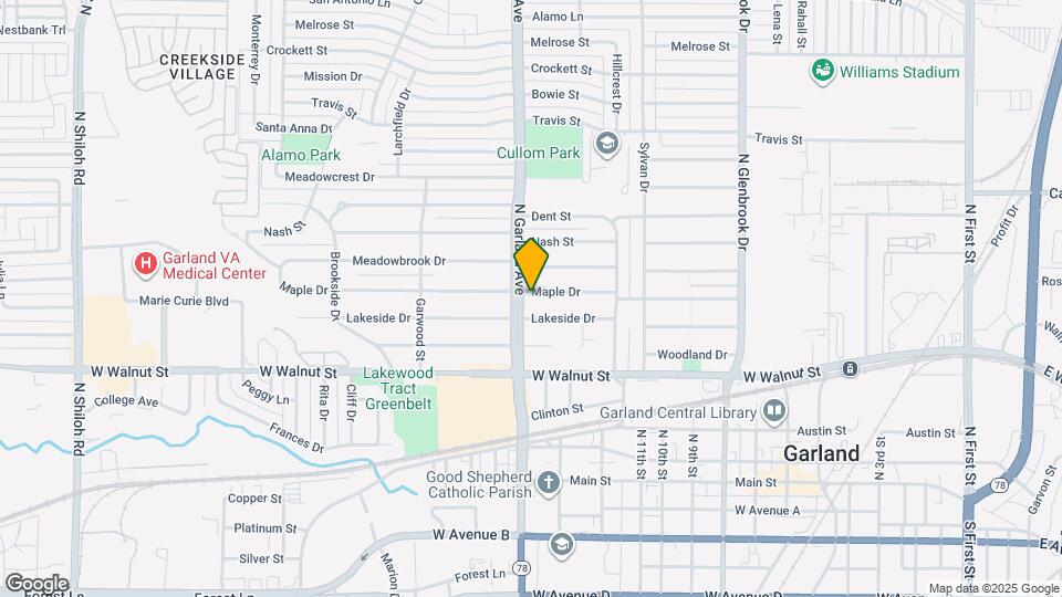 1324 Maple Dr Map and Location Details