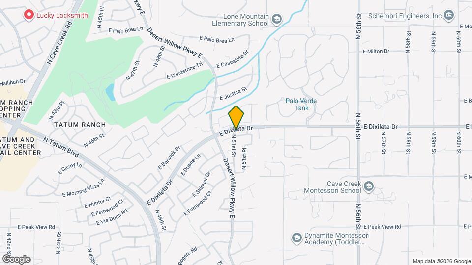 5102 E Duane Ln Map and Location Details