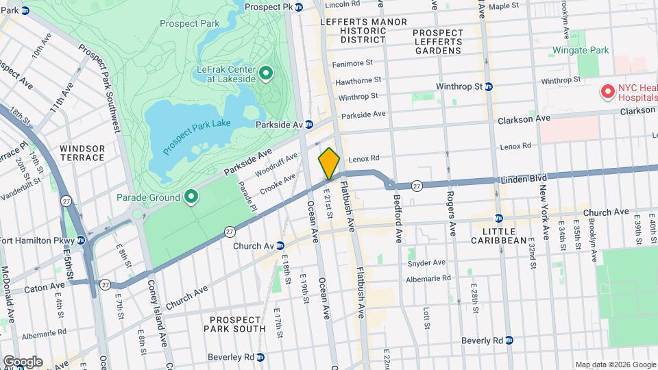 2104 Caton Ave Mapa y Detalles de la Ubicación