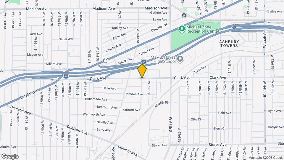 7023 Clark Ave Mapa y Detalles de la Ubicación