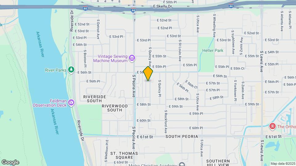 5613 S Quaker Ave Map and Location Details