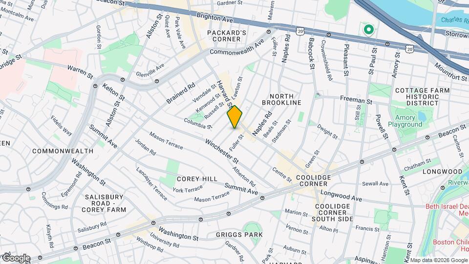 41 Coolidge St, Unit 43 Map and Location Details