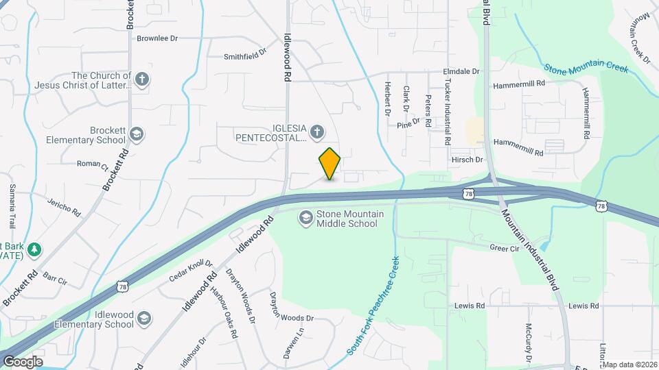4407 Idlewood Ln Map and Location Details