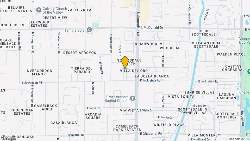 5550 N 71st St Map and Location Details