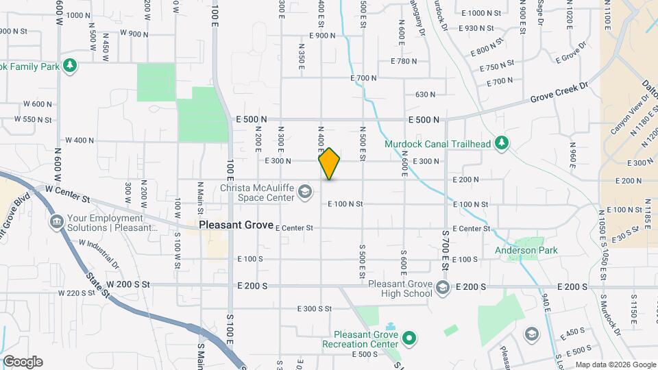 422 E 200 N Map and Location Details