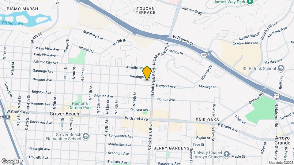 1729 Newport Ave Map and Location Details