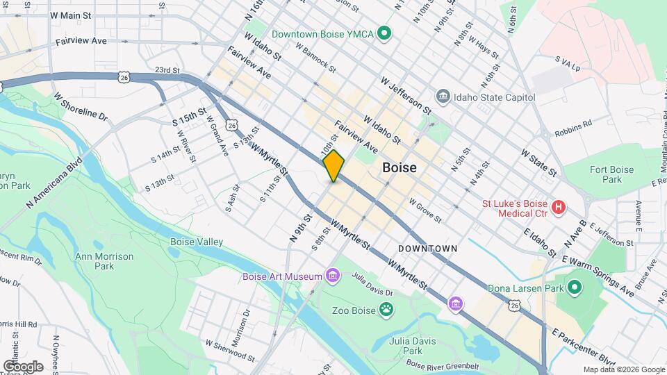 314 S 9th St, Unit #100 Mapa y Detalles de la Ubicación