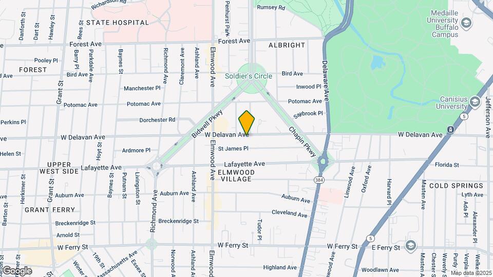 677 W Delavan Ave Map and Location Details