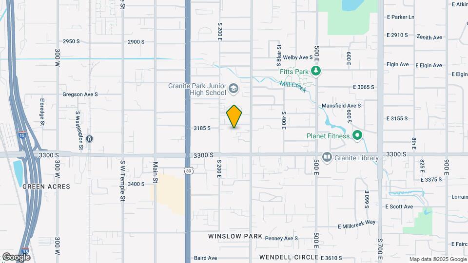 232 E Crestone Ave Map and Location Details