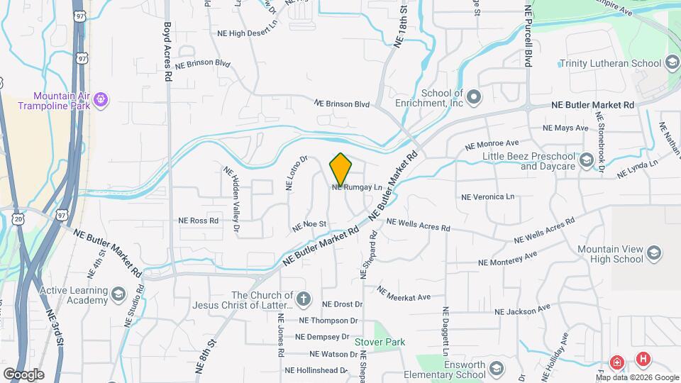 2995 NE Quiet Canyon Dr Map and Location Details