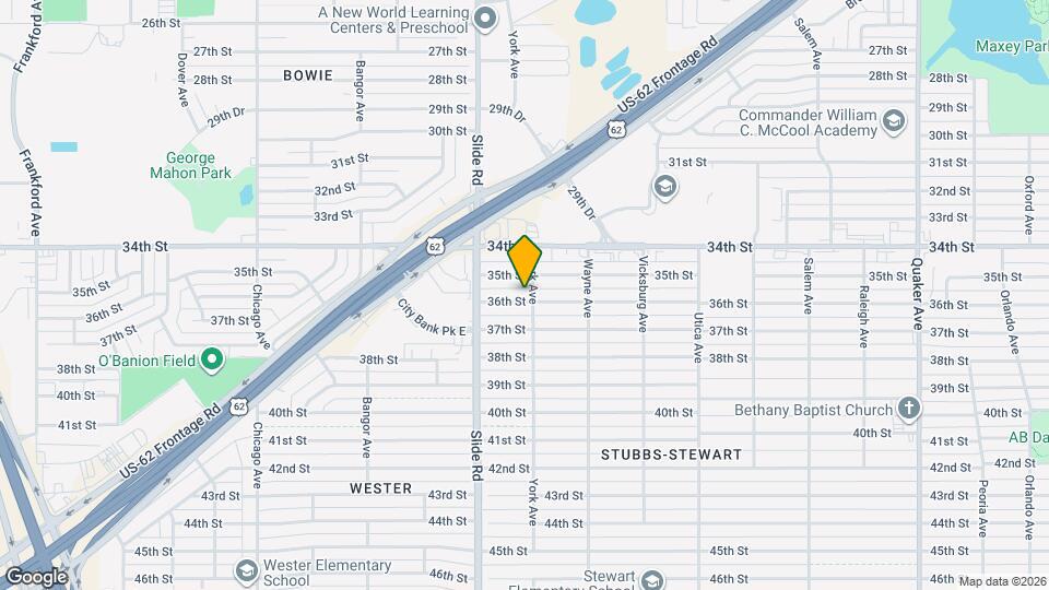 5104 36th St Map and Location Details