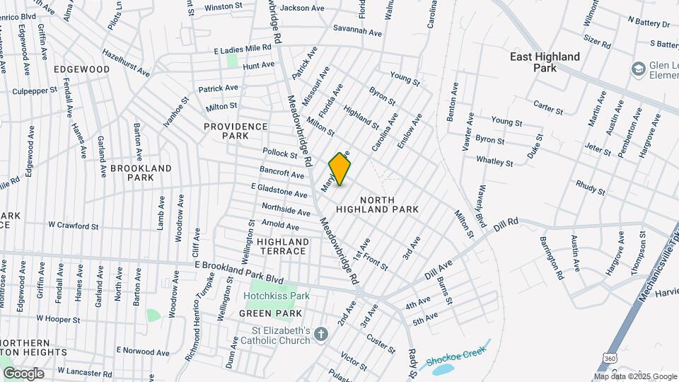 3208 Carolina Ave Map and Location Details