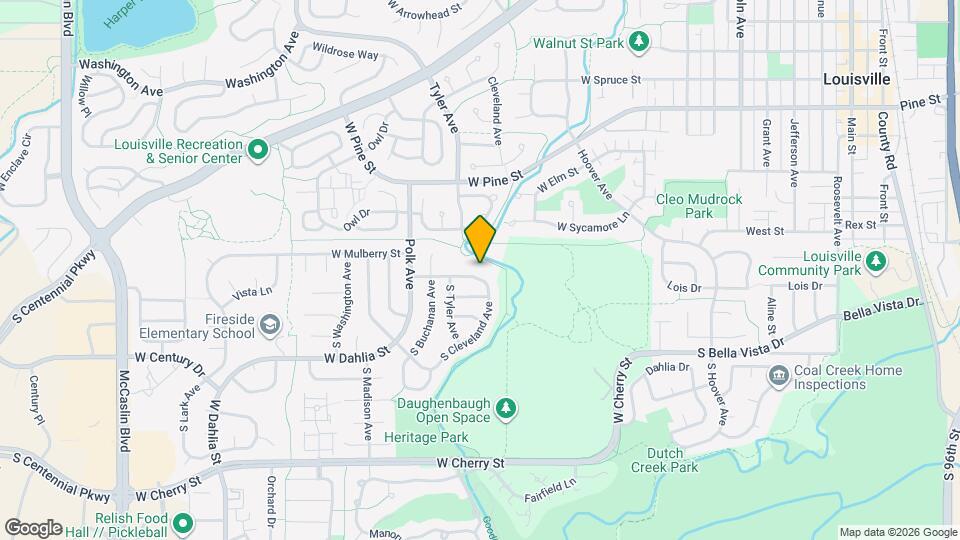 523 W Hackberry St Mapa y Detalles de la Ubicación