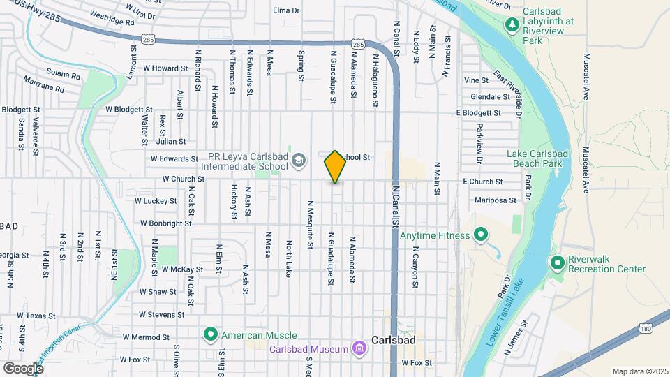 710 N Guadalupe St Map and Location Details