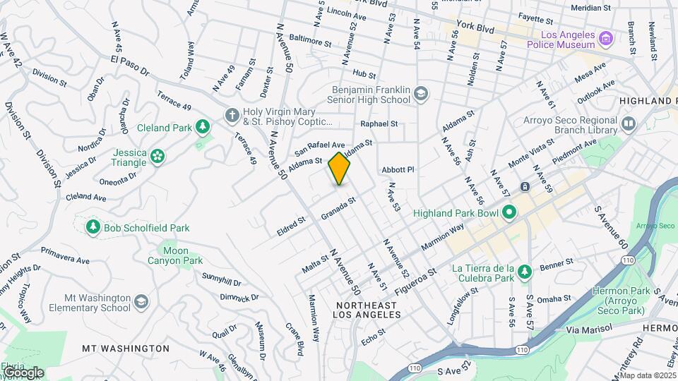 429 N Ave 51 Mapa y Detalles de la Ubicación