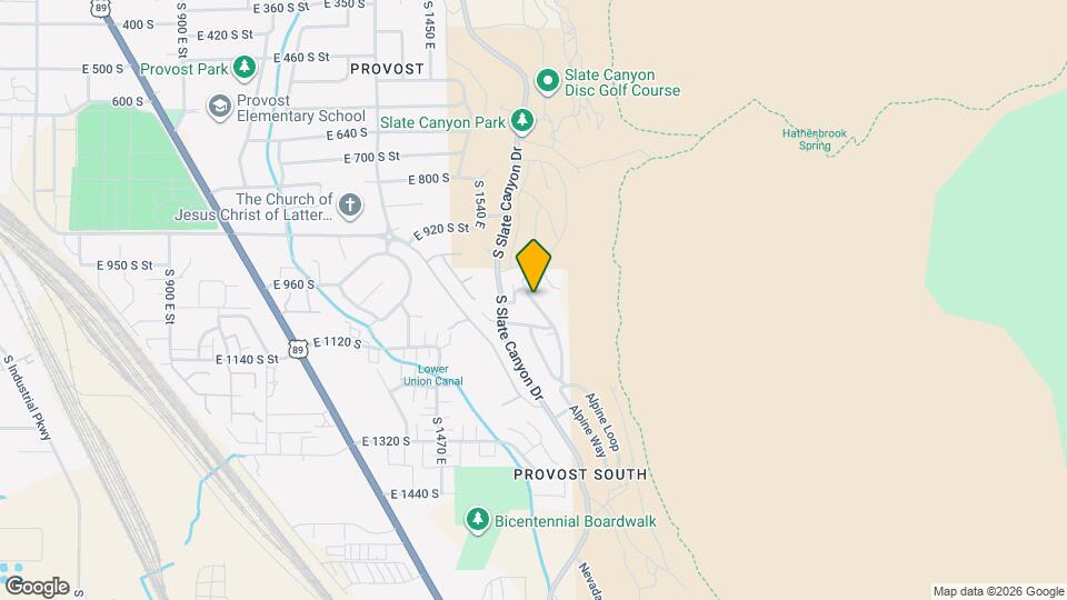 1043 Canyon Meadow Dr Map and Location Details