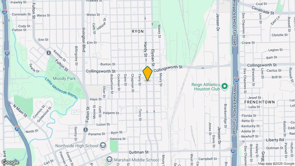 1601 Bigelow St Map and Location Details