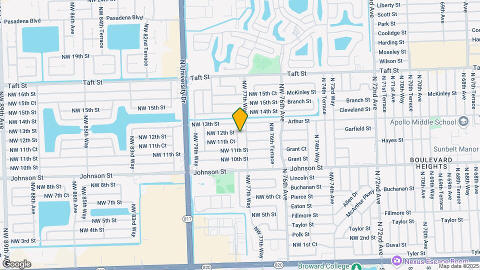 1161 NW 78th Ave Map and Location Details