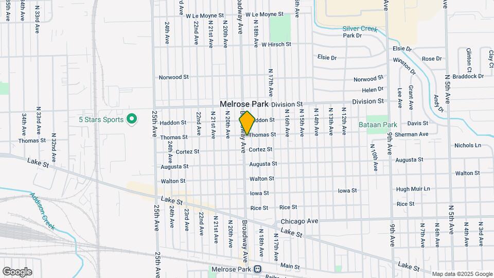 1215 N 19th Ave Map and Location Details