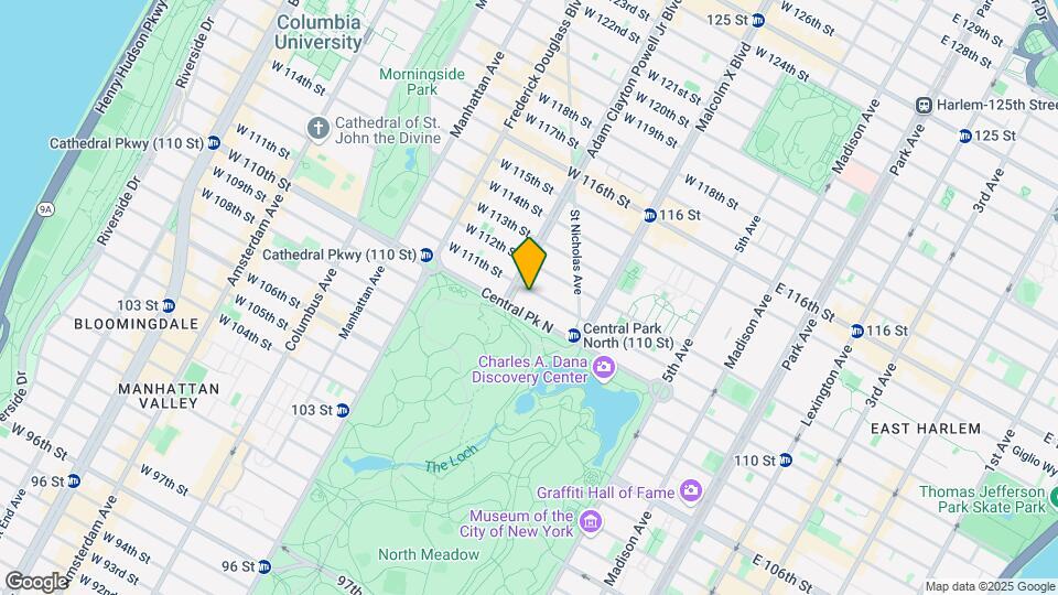 150 W 111th St Mapa y Detalles de la Ubicación