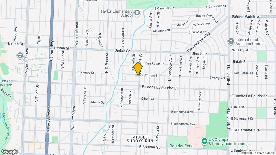 930.5 N Institute St Map and Location Details