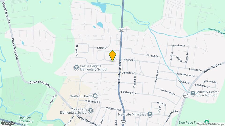 102 Westlynn Dr Map and Location Details