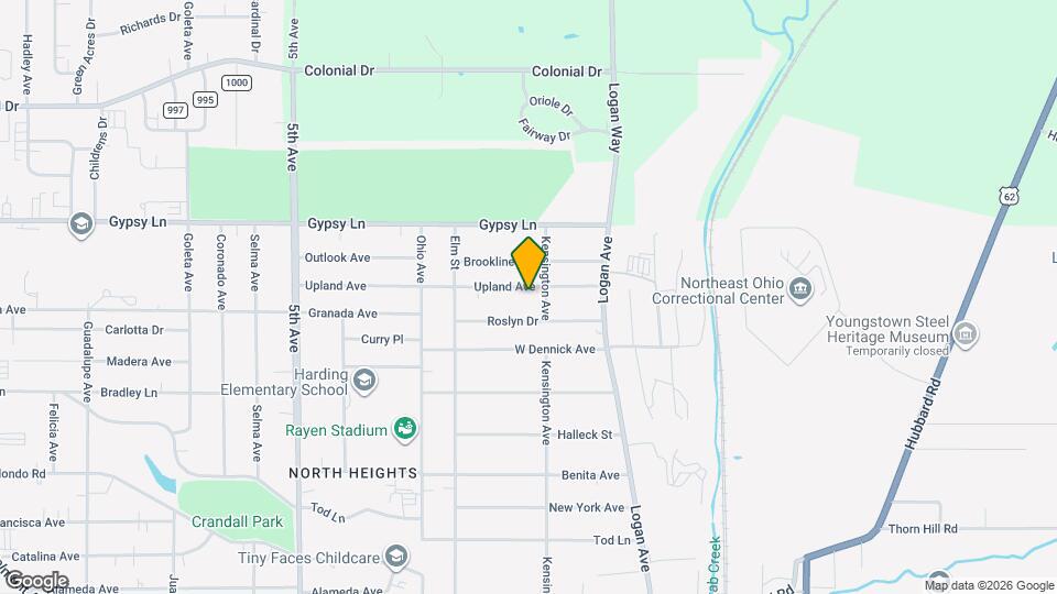 119 Upland Ave Map and Location Details