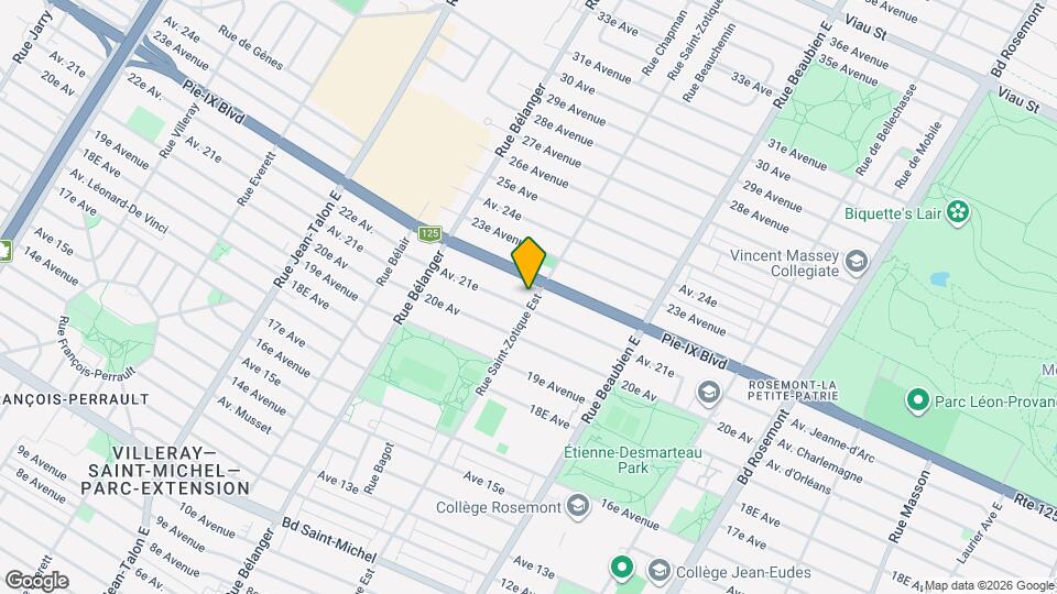 4005 Saint-Zotique Rue E Map and Location Details