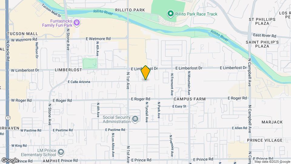 4086 N 1st Ave Map and Location Details