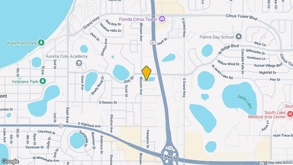 740 E Minneola Ave Map and Location Details