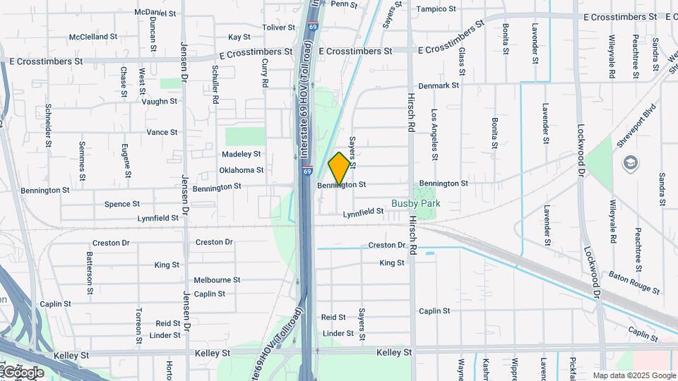 6808 Ralston St Map and Location Details