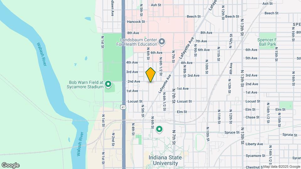 1025 N 6th St Map and Location Details