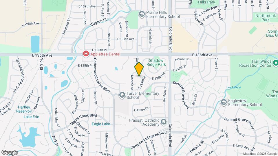13483 Garfield St Mapa y Detalles de la Ubicación