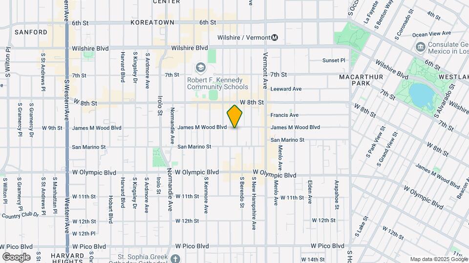 905 S Berendo St Mapa y Detalles de la Ubicación