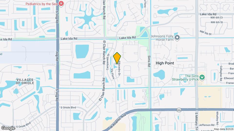 14263 El Clavel Way Map and Location Details